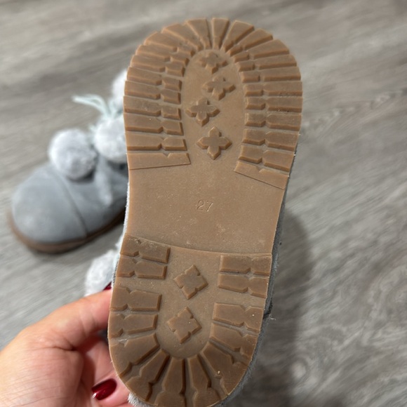 ZOEY POMPON GREY boots Age of Innocence - Picture 2 of 9